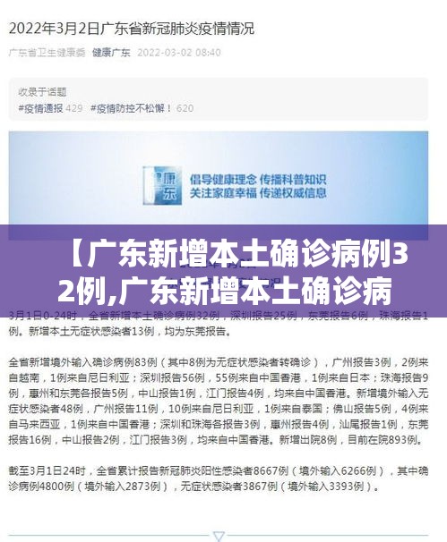 【广东新增本土确诊病例32例,广东新增本土确诊病例轨迹】