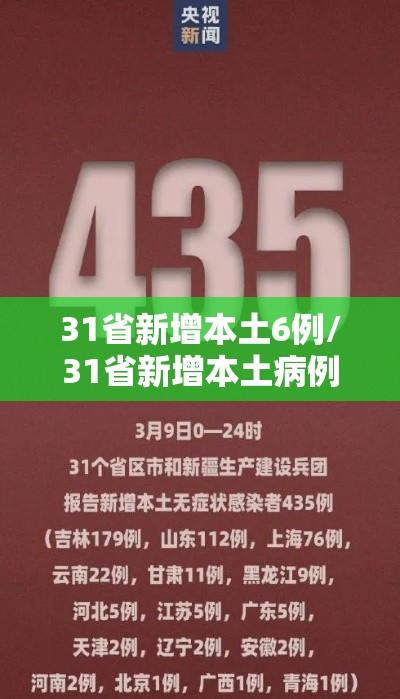 31省新增本土6例/31省新增本土病例13例
