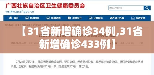 【31省新增确诊34例,31省新增确诊433例】