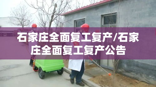 石家庄全面复工复产/石家庄全面复工复产公告 石家庄全面复工复产/石家庄全面复工复产公告