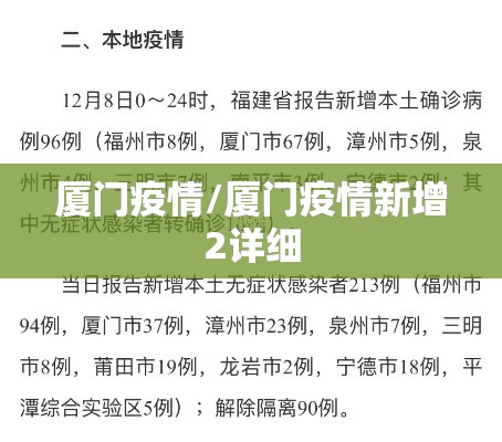 厦门疫情/厦门疫情新增2详细 厦门疫情/厦门疫情新增2详细