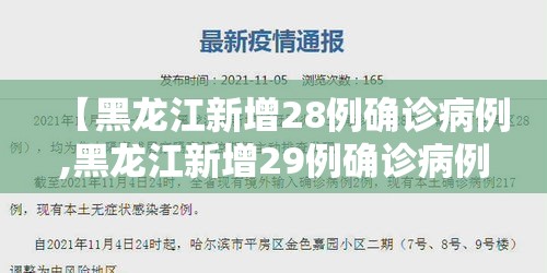 【黑龙江新增28例确诊病例,黑龙江新增29例确诊病例行动轨迹】
