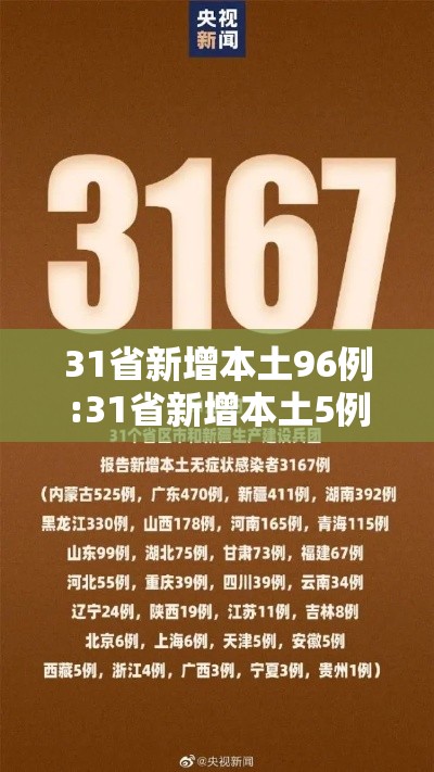 31省新增本土96例:31省新增本土5例9