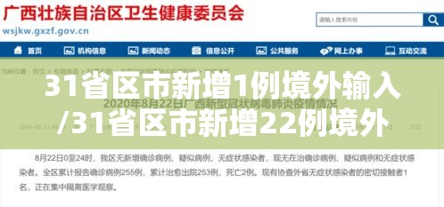 31省区市新增1例境外输入/31省区市新增22例境外输入