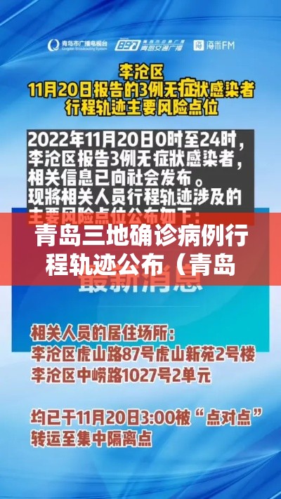 青岛三地确诊病例行程轨迹公布（青岛三地确诊病例行程轨迹公布最新）