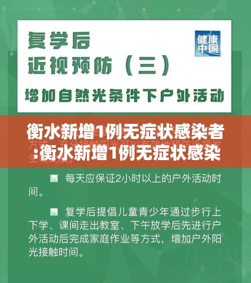 衡水新增1例无症状感染者:衡水新增1例无症状感染者行动轨迹