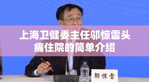 上海卫健委主任邬惊雷头痛住院的简单介绍