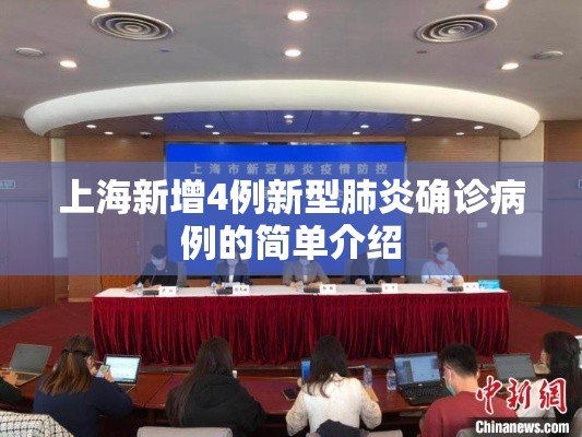 上海新增4例新型肺炎确诊病例的简单介绍