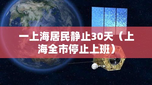 一上海居民静止30天（上海全市停止上班）