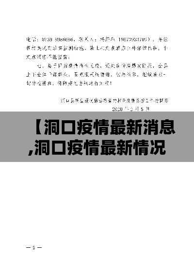 【洞口疫情最新消息,洞口疫情最新情况】