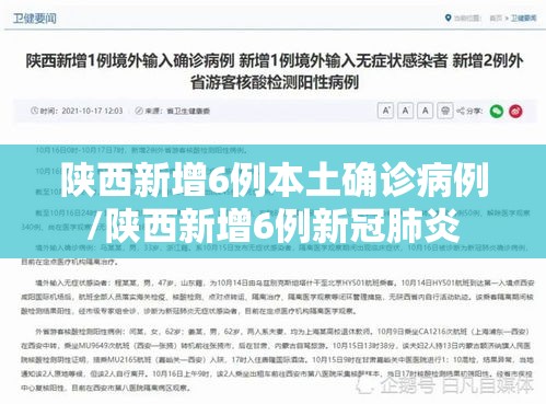 陕西新增6例本土确诊病例/陕西新增6例新冠肺炎