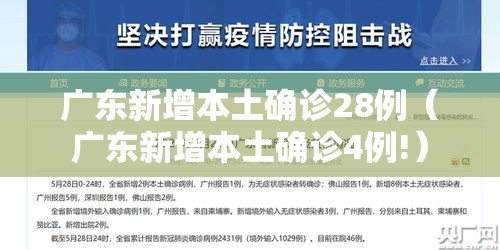 广东新增本土确诊28例（广东新增本土确诊4例!）