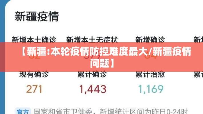【新疆:本轮疫情防控难度最大/新疆疫情问题】