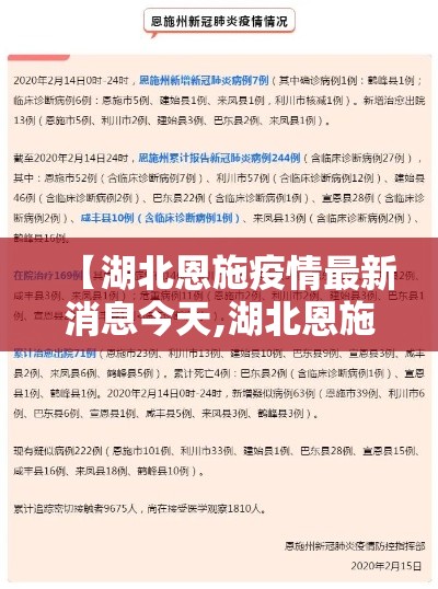 【湖北恩施疫情最新消息今天,湖北恩施州疫情最新消息】