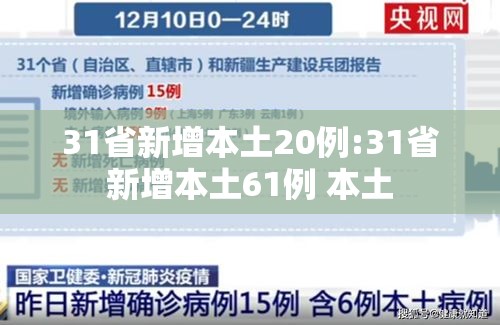 31省新增本土20例:31省新增本土61例 本土
