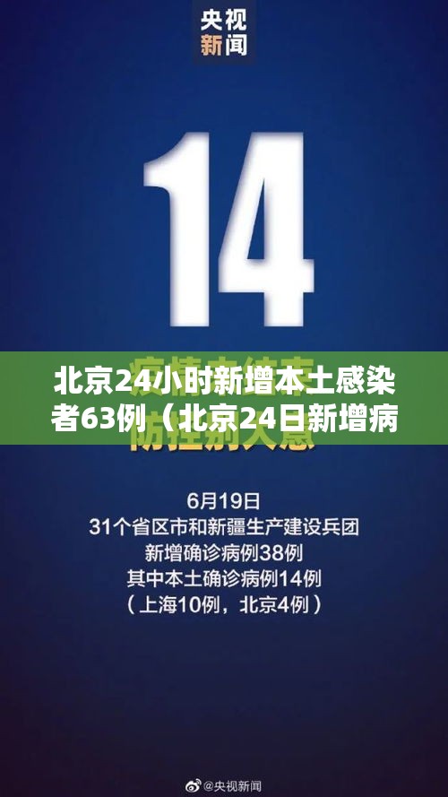 北京24小时新增本土感染者63例（北京24日新增病例活动轨迹）