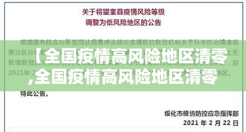 【全国疫情高风险地区清零,全国疫情高风险地区清零!】 【全国疫情高风险地区清零,全国疫情高风险地区清零!】