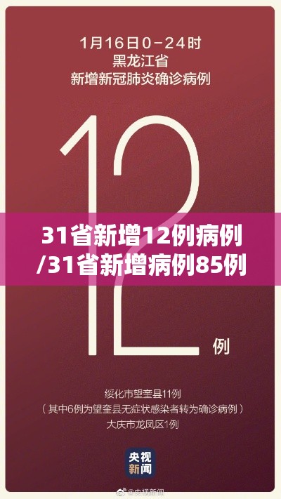 31省新增12例病例/31省新增病例85例