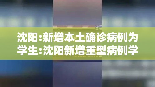 沈阳:新增本土确诊病例为学生:沈阳新增重型病例学校