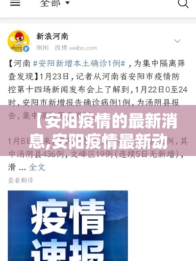 【安阳疫情的最新消息,安阳疫情最新动态】