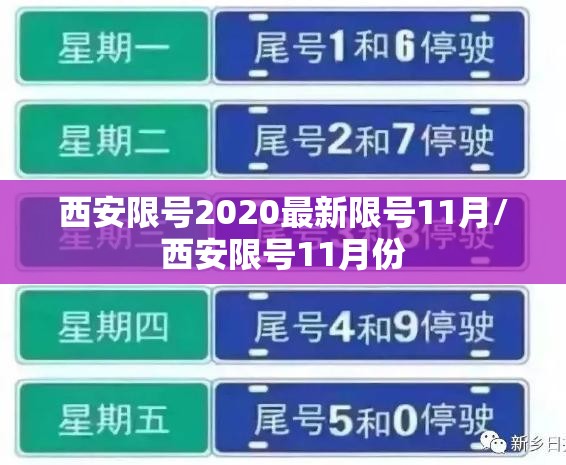 西安限号2020最新限号11月/西安限号11月份