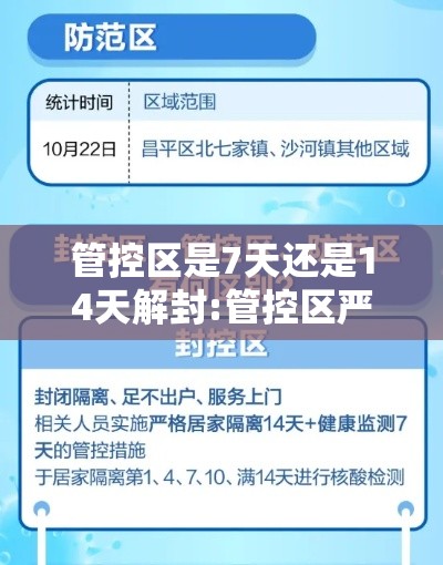 管控区是7天还是14天解封:管控区严重还是封控区严重