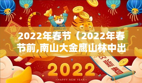 2022年春节（2022年春节前,南山大金鹰山林中出现了什么罕见动物）
