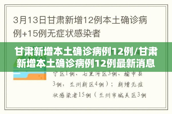 甘肃新增本土确诊病例12例/甘肃新增本土确诊病例12例最新消息