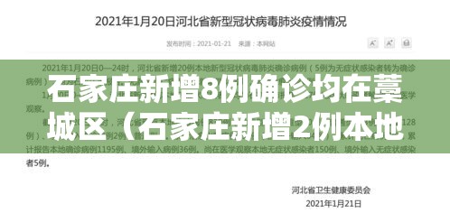石家庄新增8例确诊均在藁城区（石家庄新增2例本地确诊病例,均在藁城区）