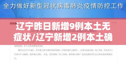 辽宁昨日新增9例本土无症状/辽宁新增2例本土确诊6例无症状