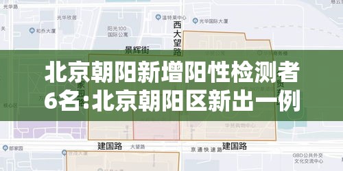 北京朝阳新增阳性检测者6名:北京朝阳区新出一例