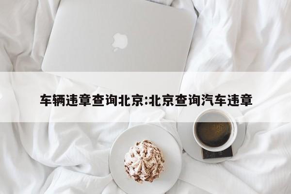 车辆违章查询北京:北京查询汽车违章