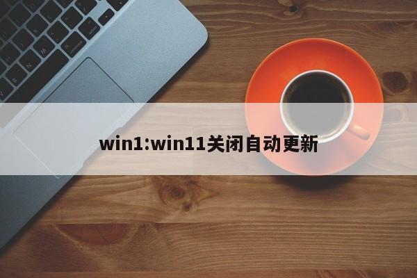 win1:win11关闭自动更新